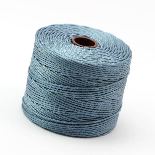 Nici nylonowe S-Lon heavy twist bead/mac cord ICE BLUE 0,5mm/70m [szpula]