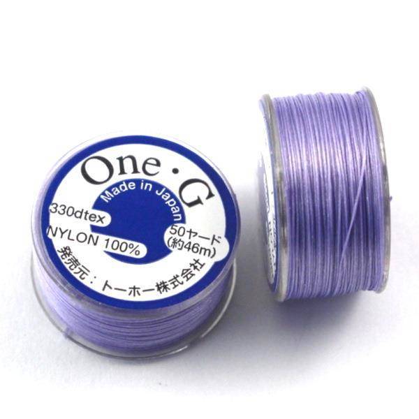 One-G nici nylonowe light lavender 0,25mm [szpula 46m]