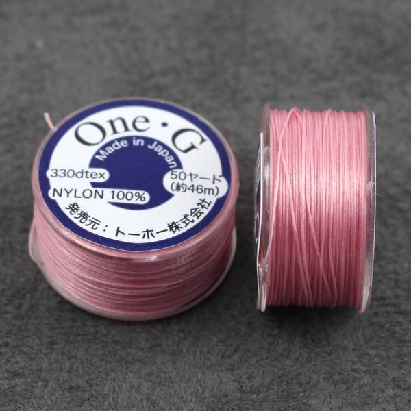 One-G nici nylonowe pink 0,25mm [szpula 46m]