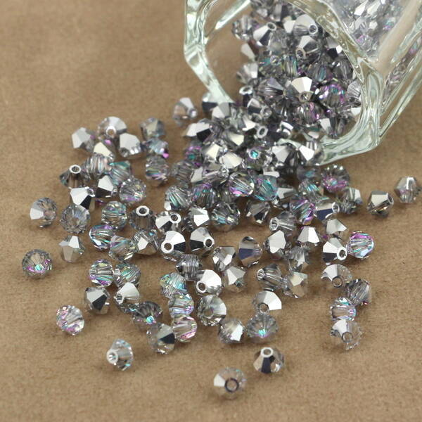 Preciosa Bicone Bead Rondelle Crystal Vitrail Light 4mm [20szt]