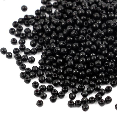 Round Beads Jet 2mm [100szt]