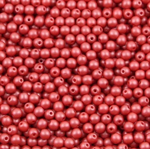 Round Beads Powdery - Clay 6mm [20szt]