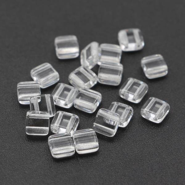 Square 6x6mm Crystal [10szt]