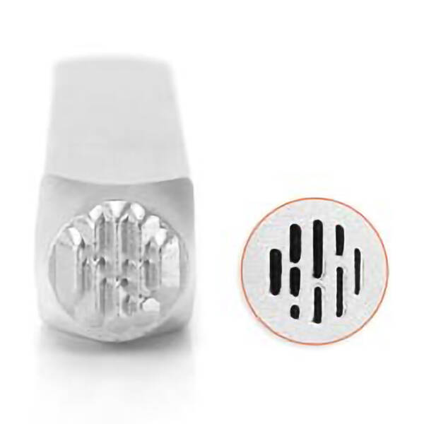 Stempel do metalu Impress Art Vertical Line Texture 6mm