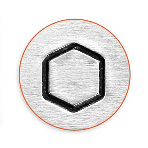 Stempel do metalu Impress Hexagon 6mm