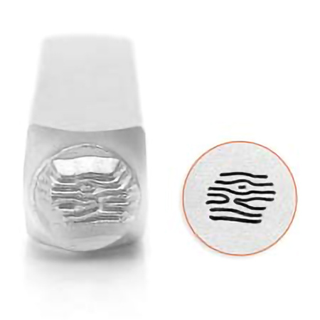 Stempel do metalu Impress Wood Texture 6mm