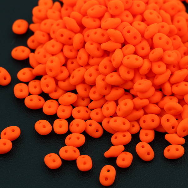 SuperDuo 2.5x5mm Neon - Orange [5g]