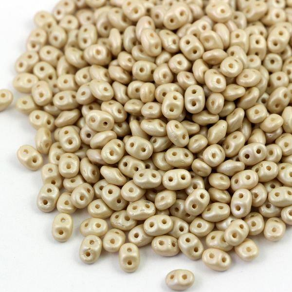 SuperDuo 2.5x5mm Powdery - Beige [5g]