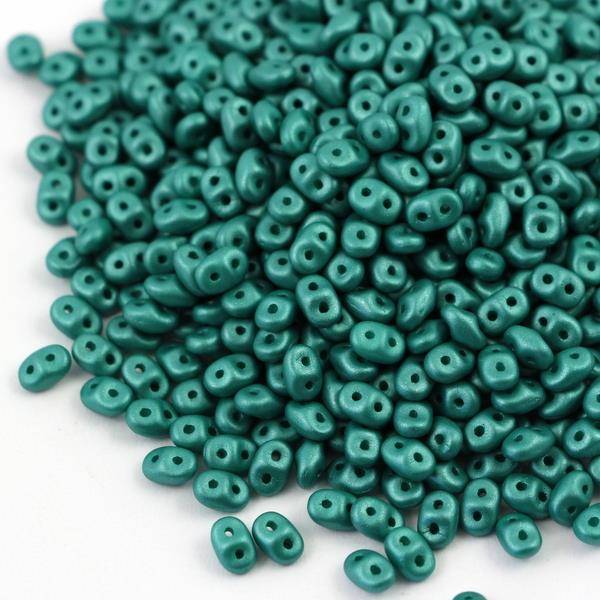 SuperDuo 2.5x5mm Powdery - Teal [5g]