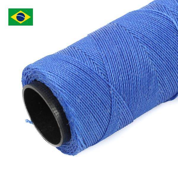 Sznurek do makramy brazylijski woskowany Blue 1mm [1metr]
