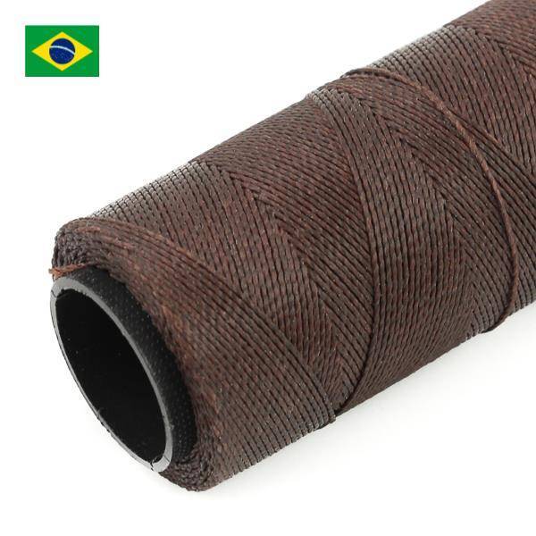 Sznurek do makramy brazylijski woskowany Cedar Brown 1mm [1metr]