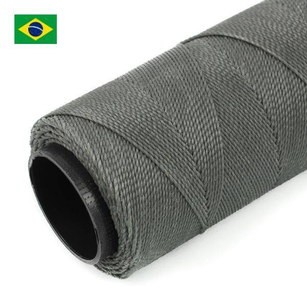 Sznurek do makramy brazylijski woskowany Dark Grey 1mm [1metr]