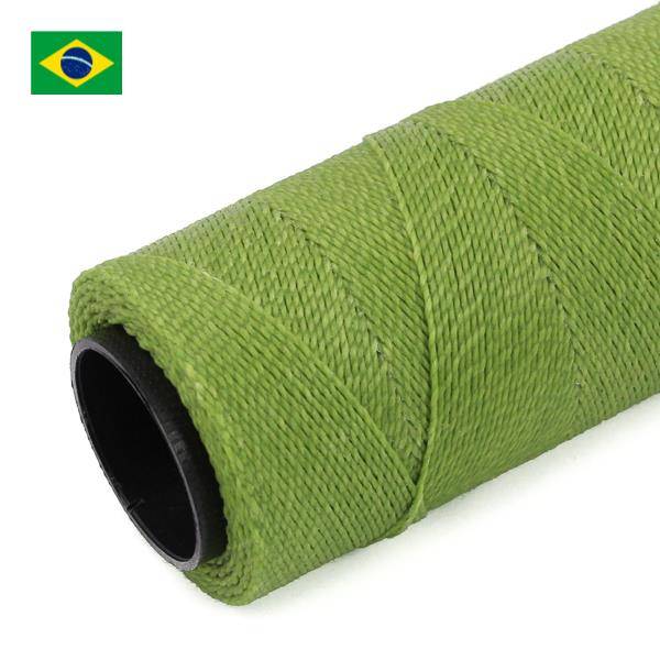 Sznurek do makramy brazylijski woskowany Lime 1mm [1metr]