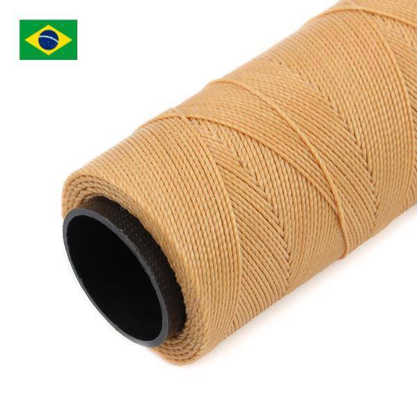 Sznurek do makramy brazylijski woskowany Sand 1mm [1metr]