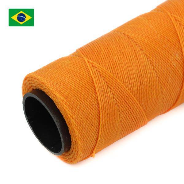 Sznurek do makramy brazylijski woskowany Tangerine 1mm [1metr]