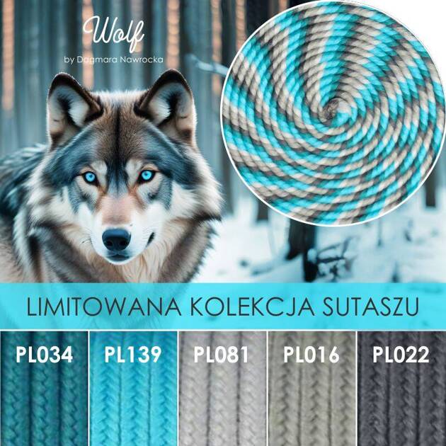 Sznurek sutasz POLSKI limitowana kolekcja by Dagmara Nawrocka WOLF [1metr]