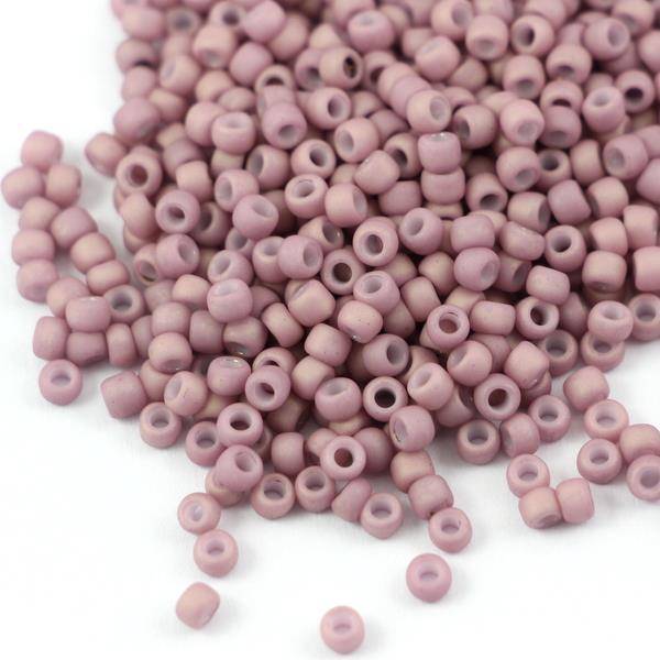 Toho Round 8/0 Opaque-Pastel-Frosted Lt Lilac [10g]