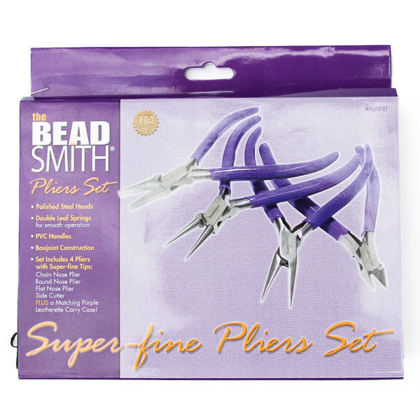Zestaw narzędzi do robienia biżuterii SUPER FINE Pliers Set szczypce Beadsmith