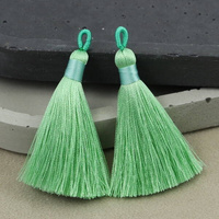 Chwost z pętelką miętowy 55 mm